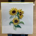 Quilling Card Wild Sunflowers Quilled Card