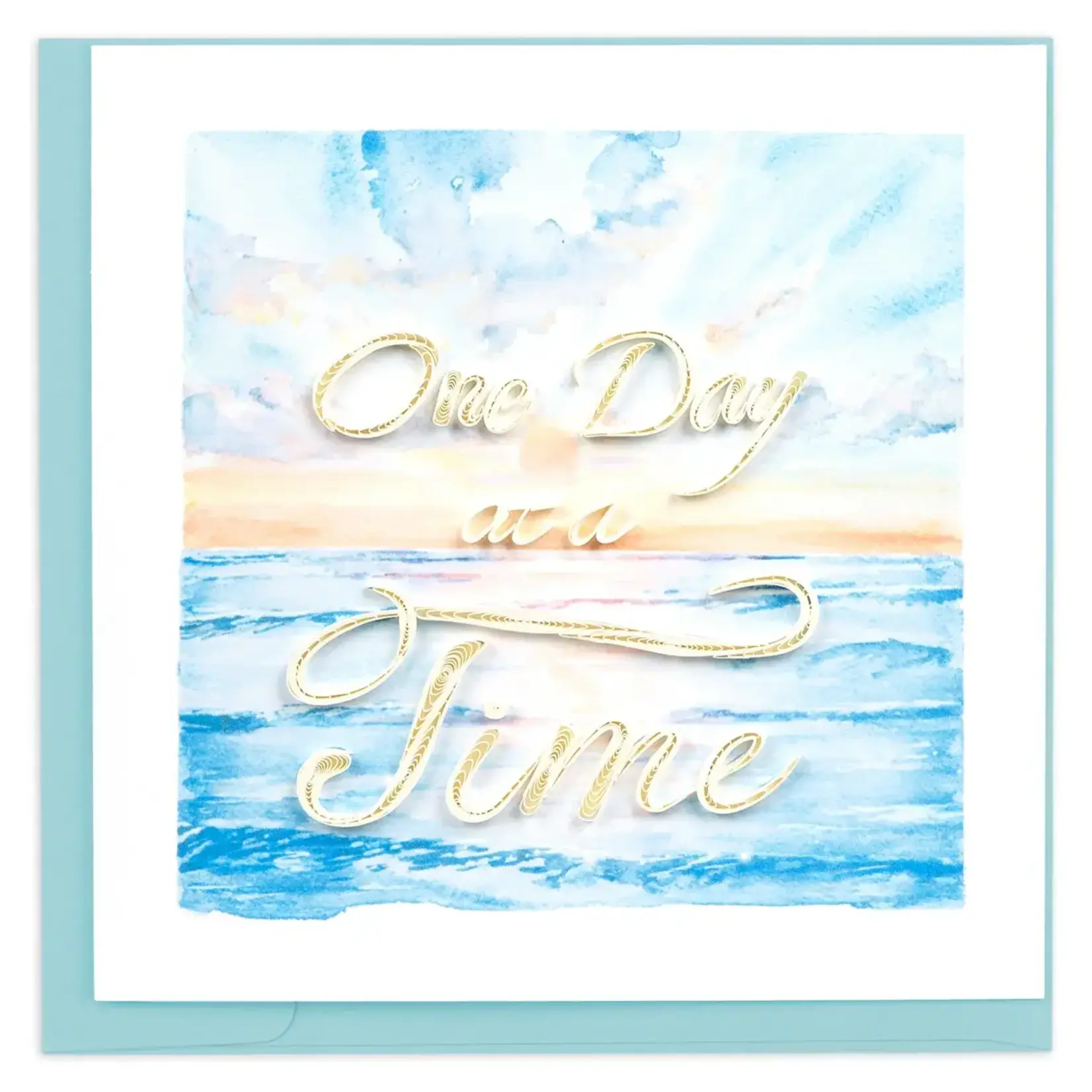 Quilling Card One Day at a Time Quilled Card