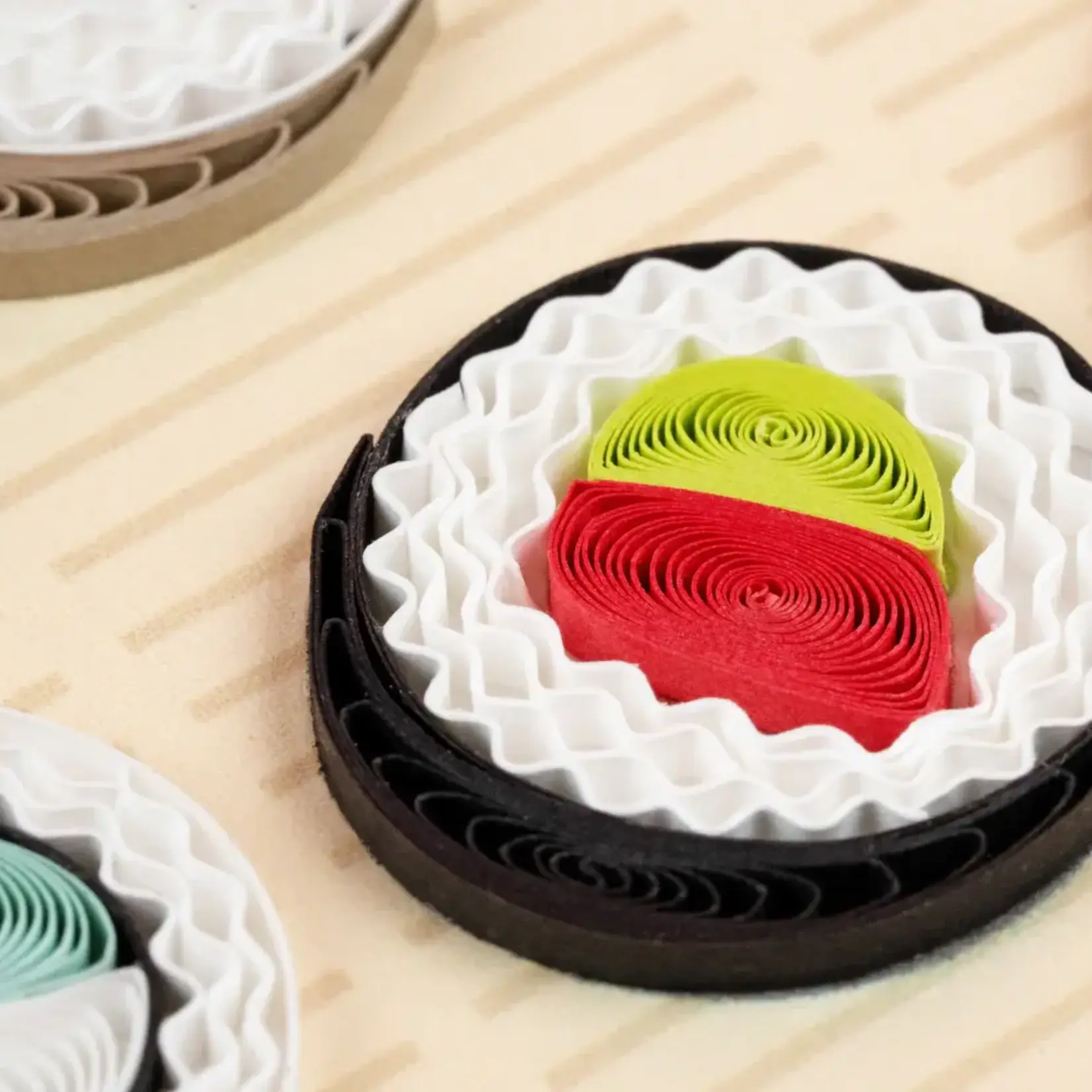 Quilling Card Sushi Quilled Card