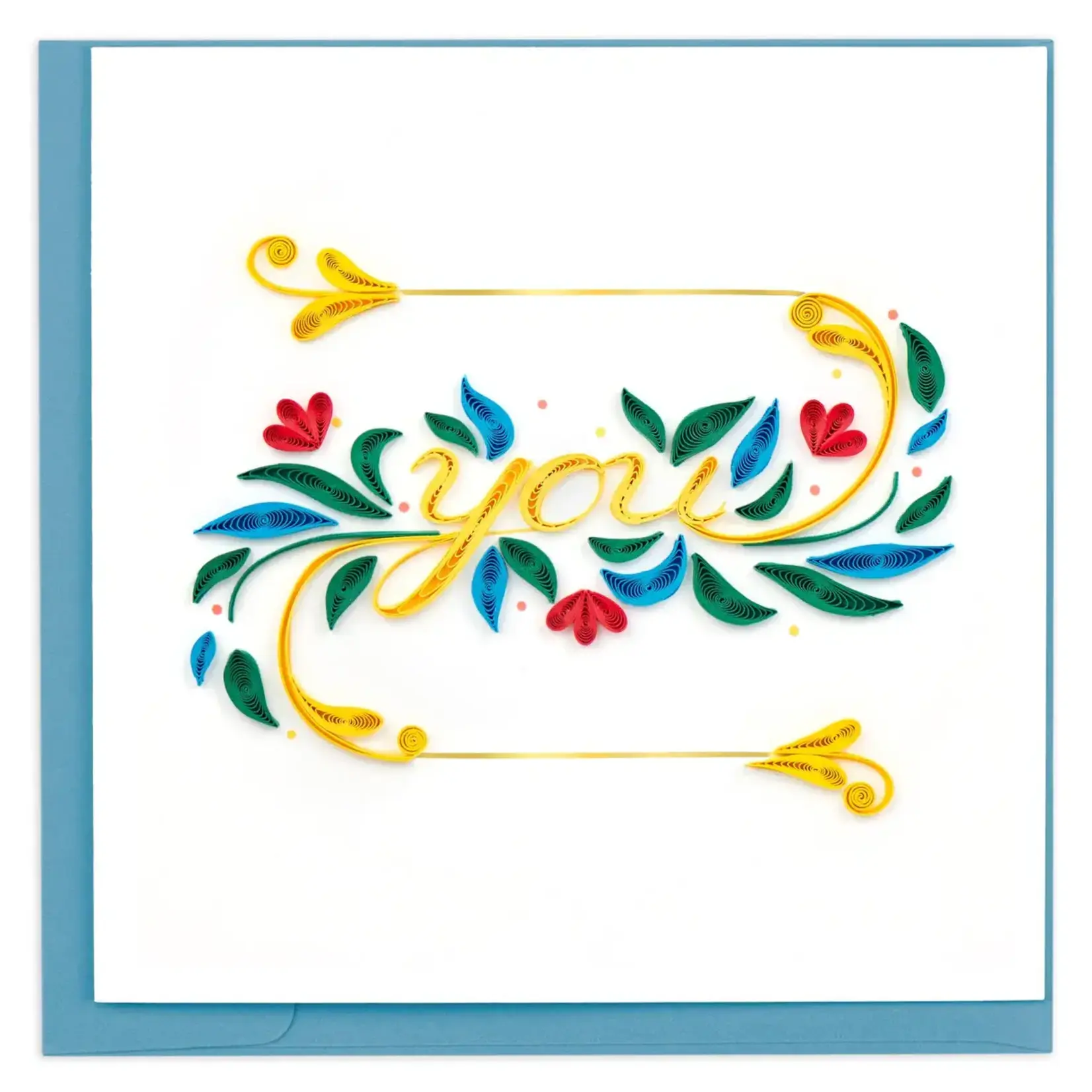 Quilling Card YOU Quilled Card
