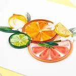 Quilling Card Citrus Quilled Card