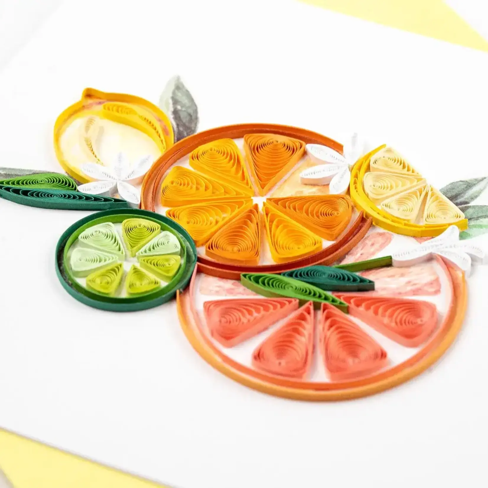 Quilling Card Citrus Quilled Card