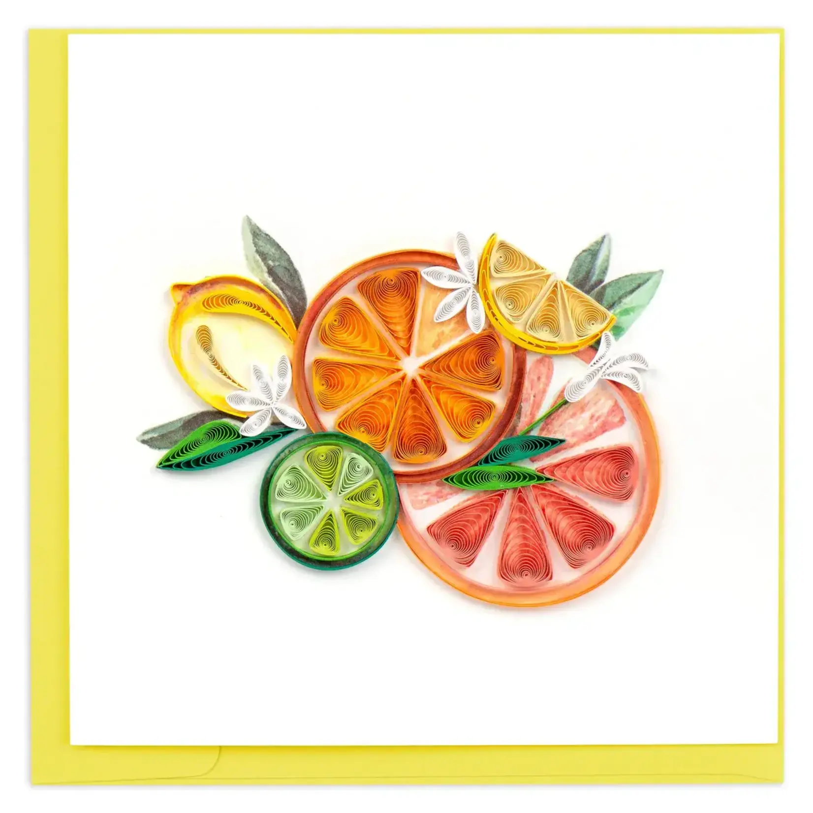 Quilling Card Citrus Quilled Card