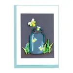 Quilling Card Fireflies Gift Enclosure Mini Card