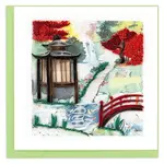 Quilling Card Japanese Garden Quilled Card