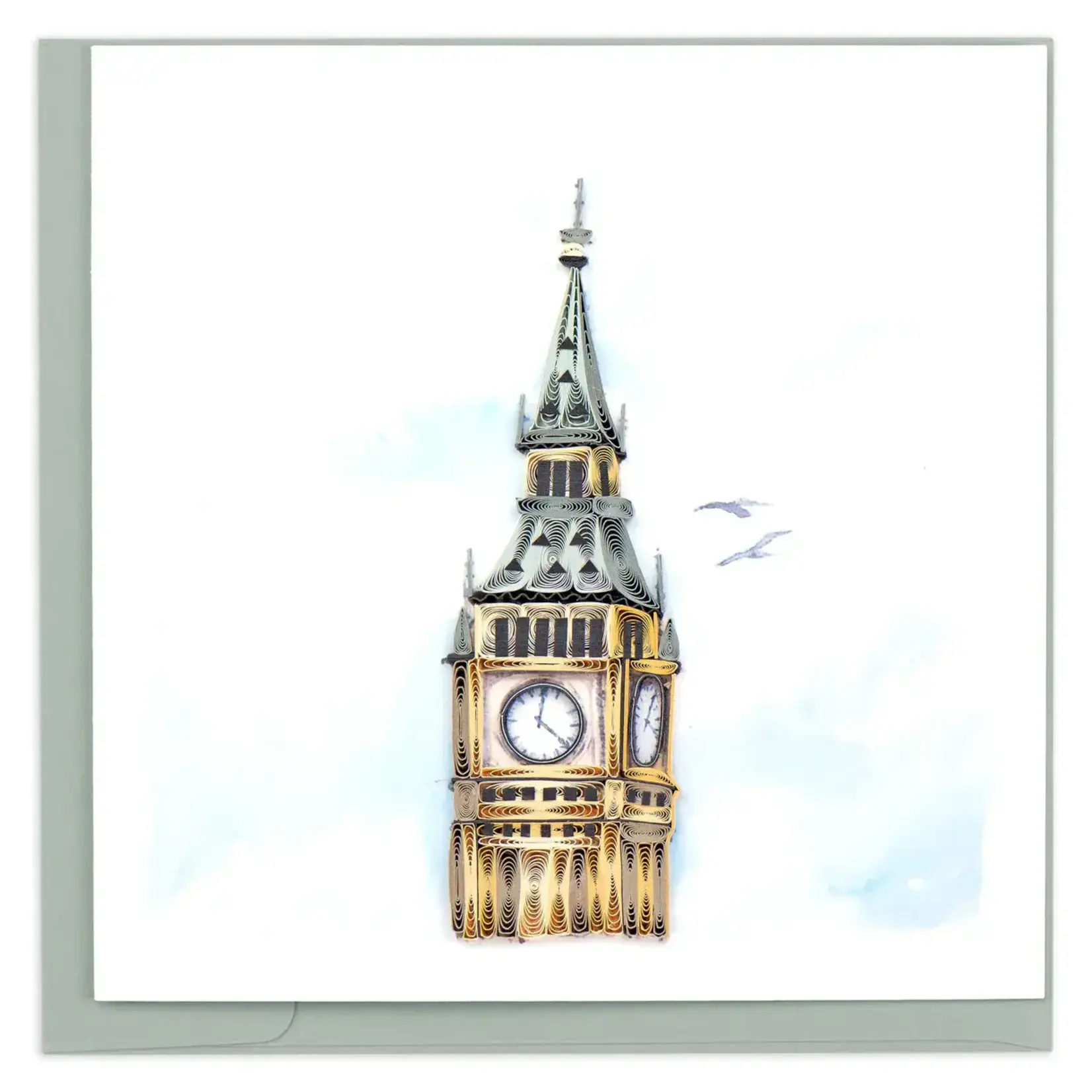 Quilling Card Big Ben Quilled Card