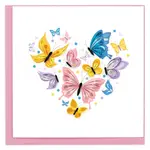 Quilling Card Butterfly Heart Quilled Card