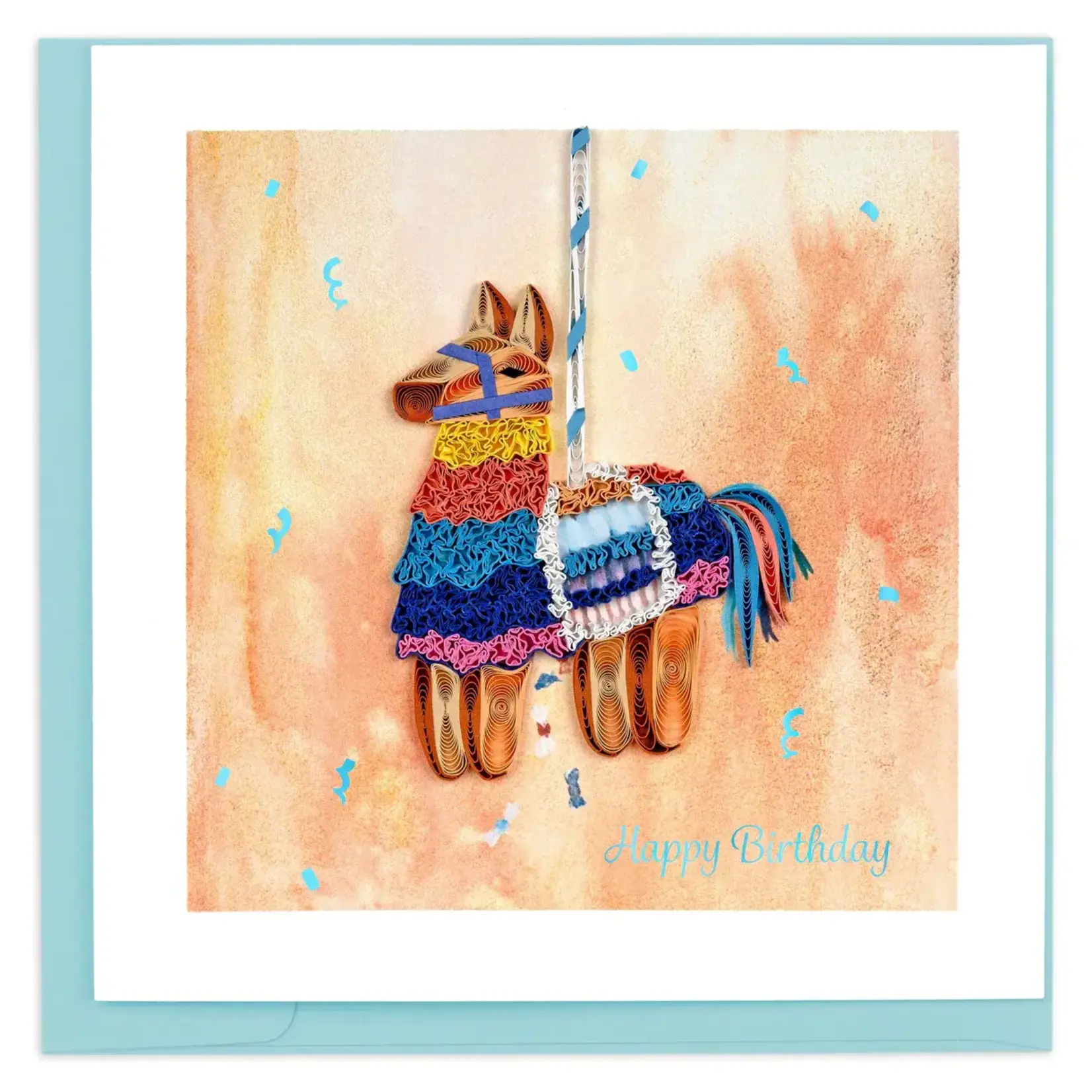 Quilling Card Pinata Quilled Card