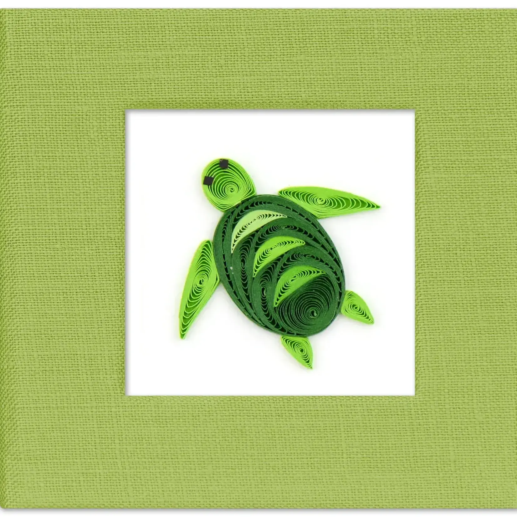 Quilling Card Turtle Sticky Note- Quilled