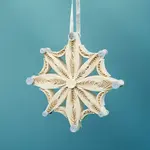 Quilling Card Snowflake Ornament- Quilled