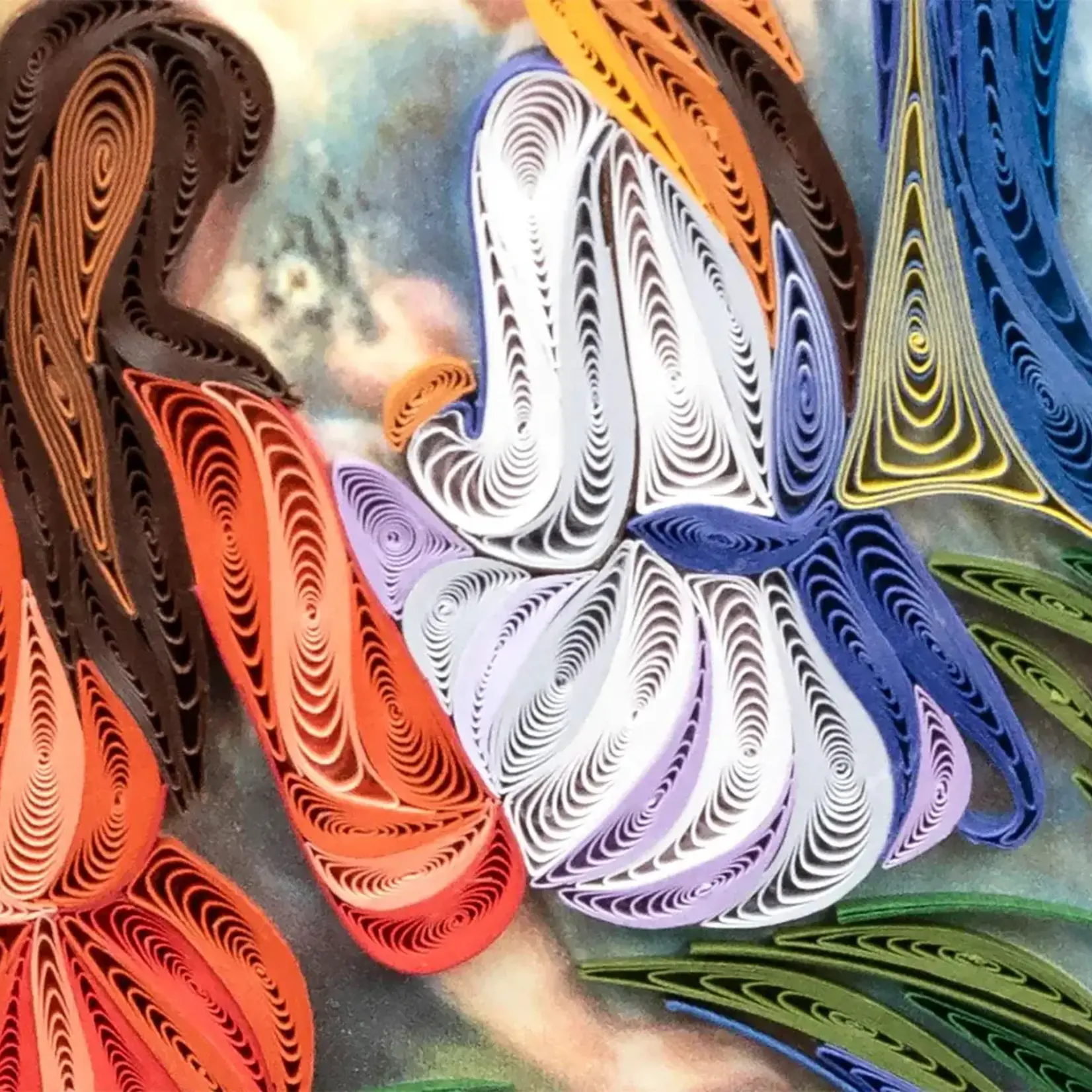 In the Meadow- Renoir- Artist Series Quilled Card