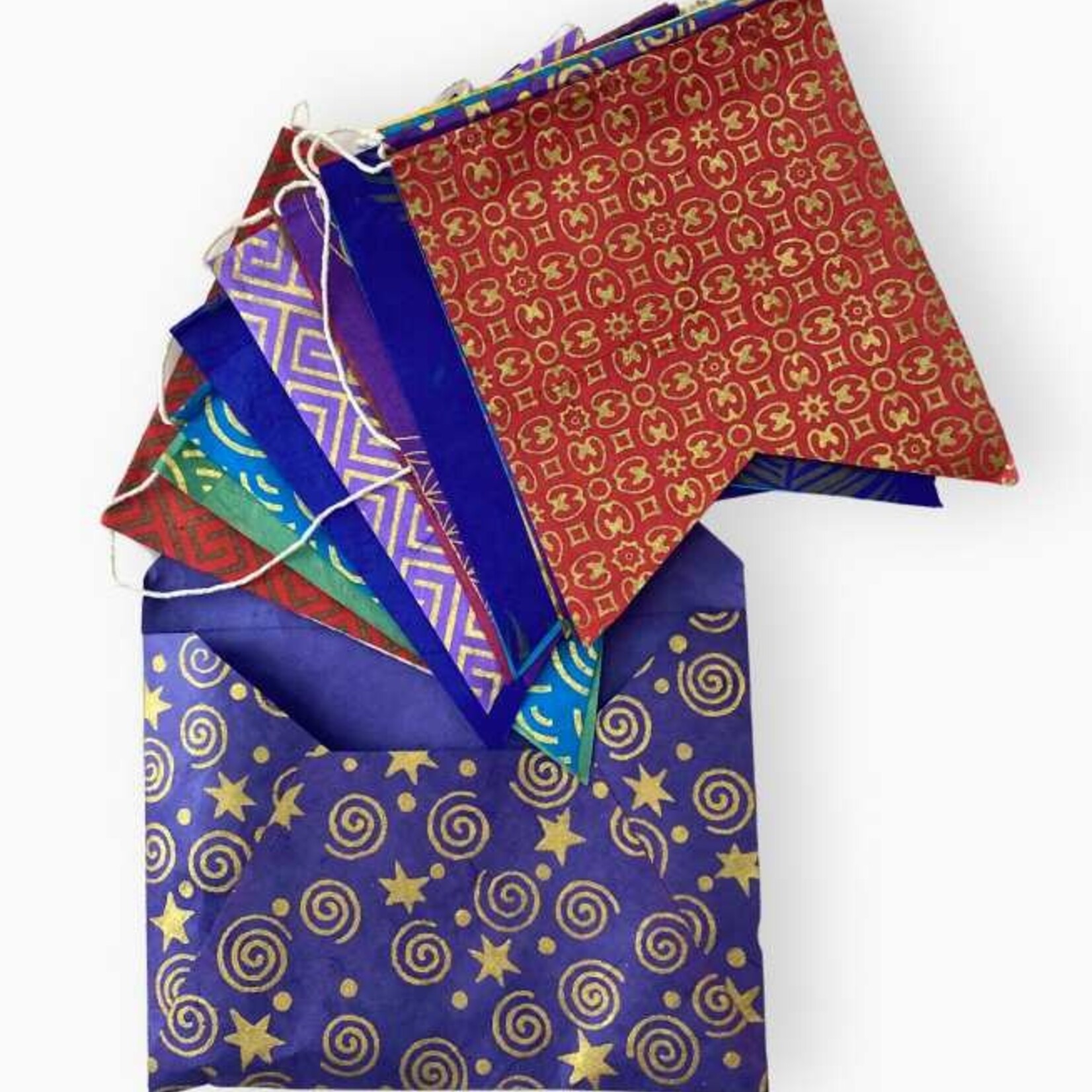 Ganesh Himal Paper Bunting Pennant Banner w/14 flags