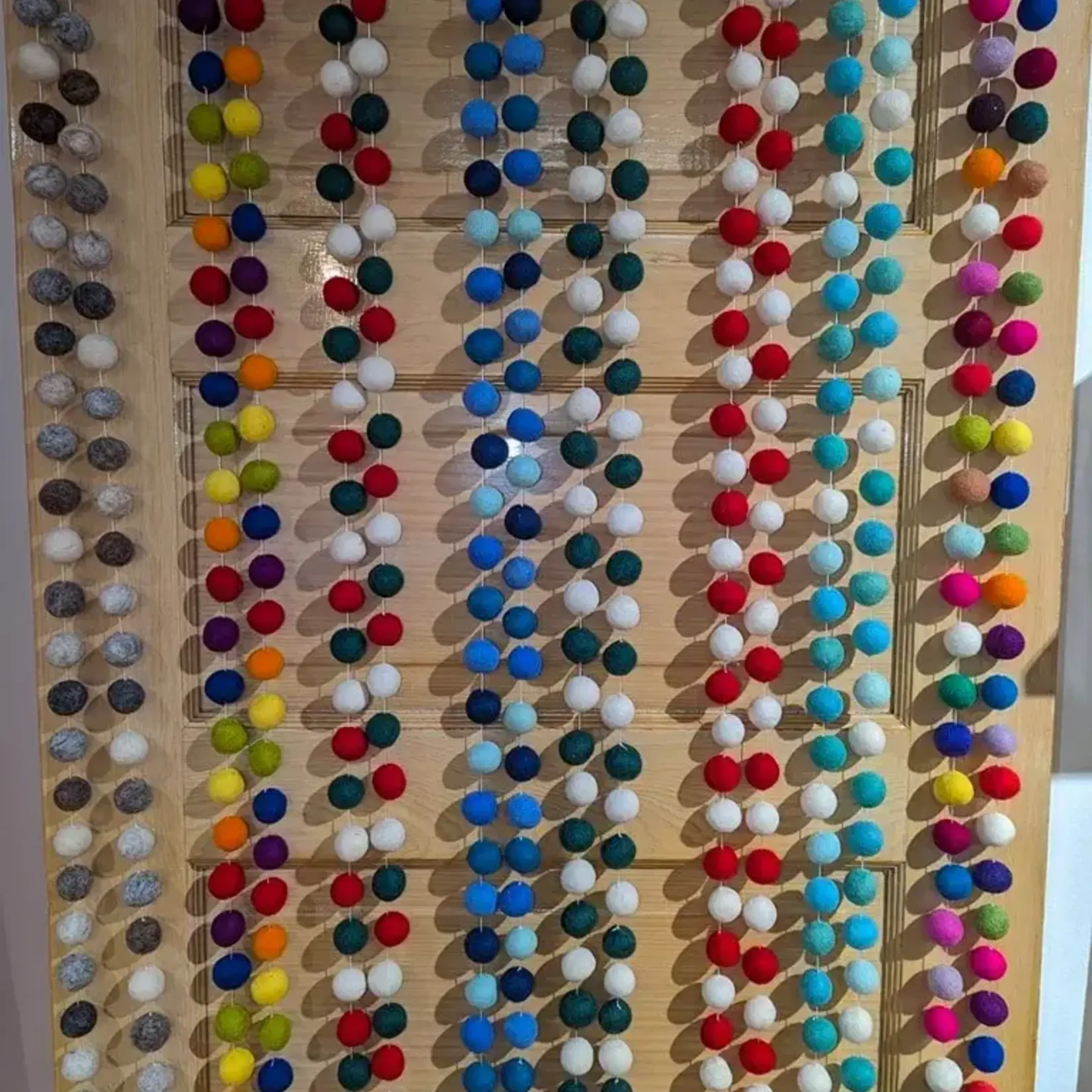 Ganesh Himal Blue Assorted Ball Garland- 10ft