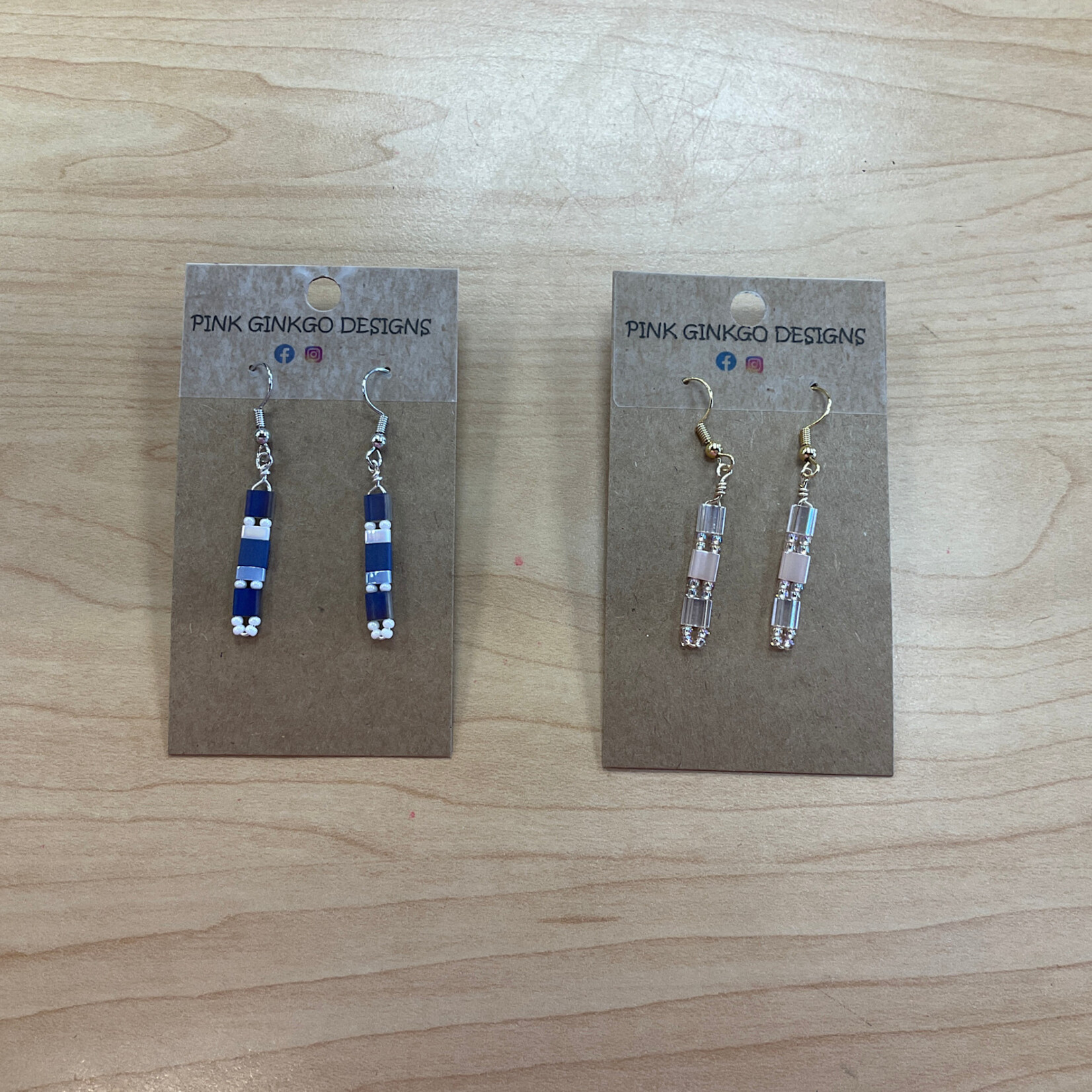 Pink Ginkgo Designs Tila Earrings*