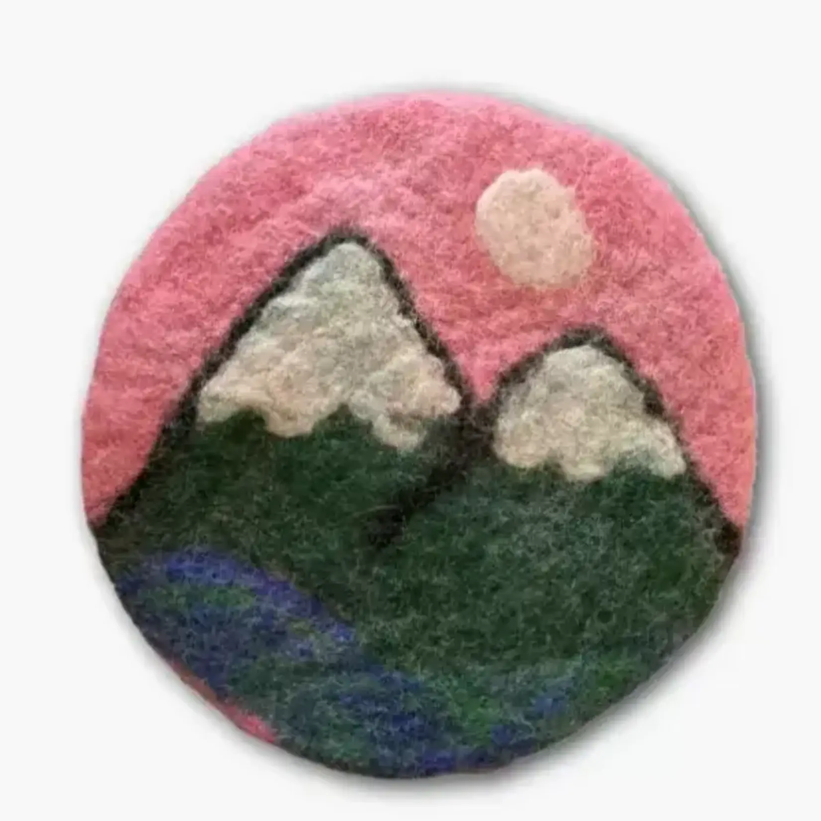 Ganesh Himal Felted Wool Mountain Trivet