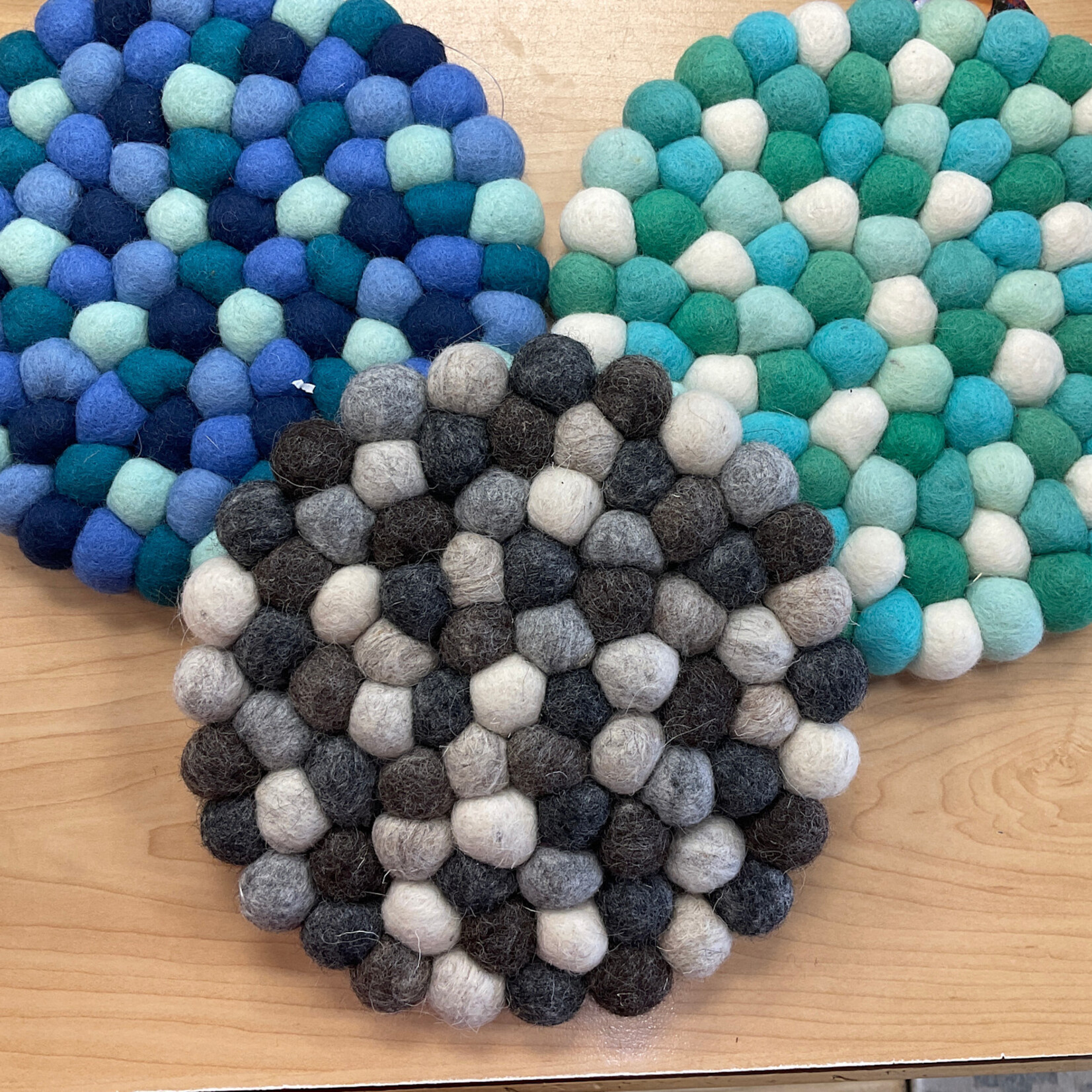 Ganesh Himal Felt Kitchen Trivet- Assorted