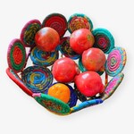 Ganesh Himal Coil Sari Wrap Flat Bottom Bowl/Basket