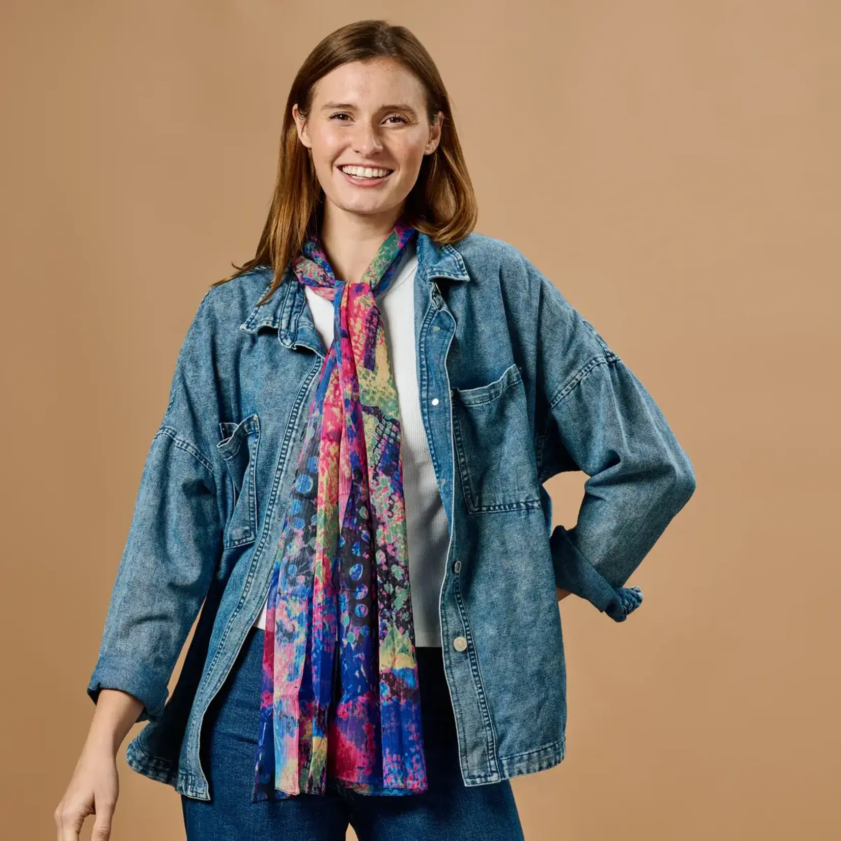 Ten Thousand Villages Take a Walk Scarf