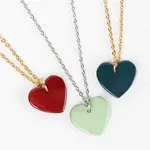 Ten Thousand Villages Red Heart Necklace