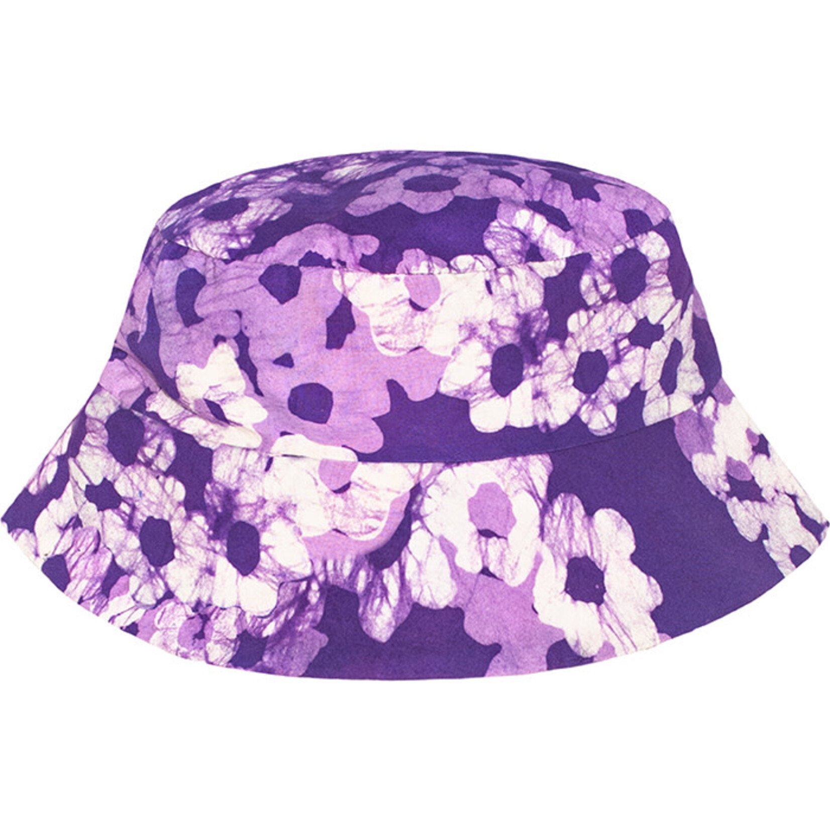 Global Mamas Sun Hat Kids: Lilacs-Purple-Organic