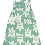 Global Mamas Romper: Turtles-Sage-Organic-12M