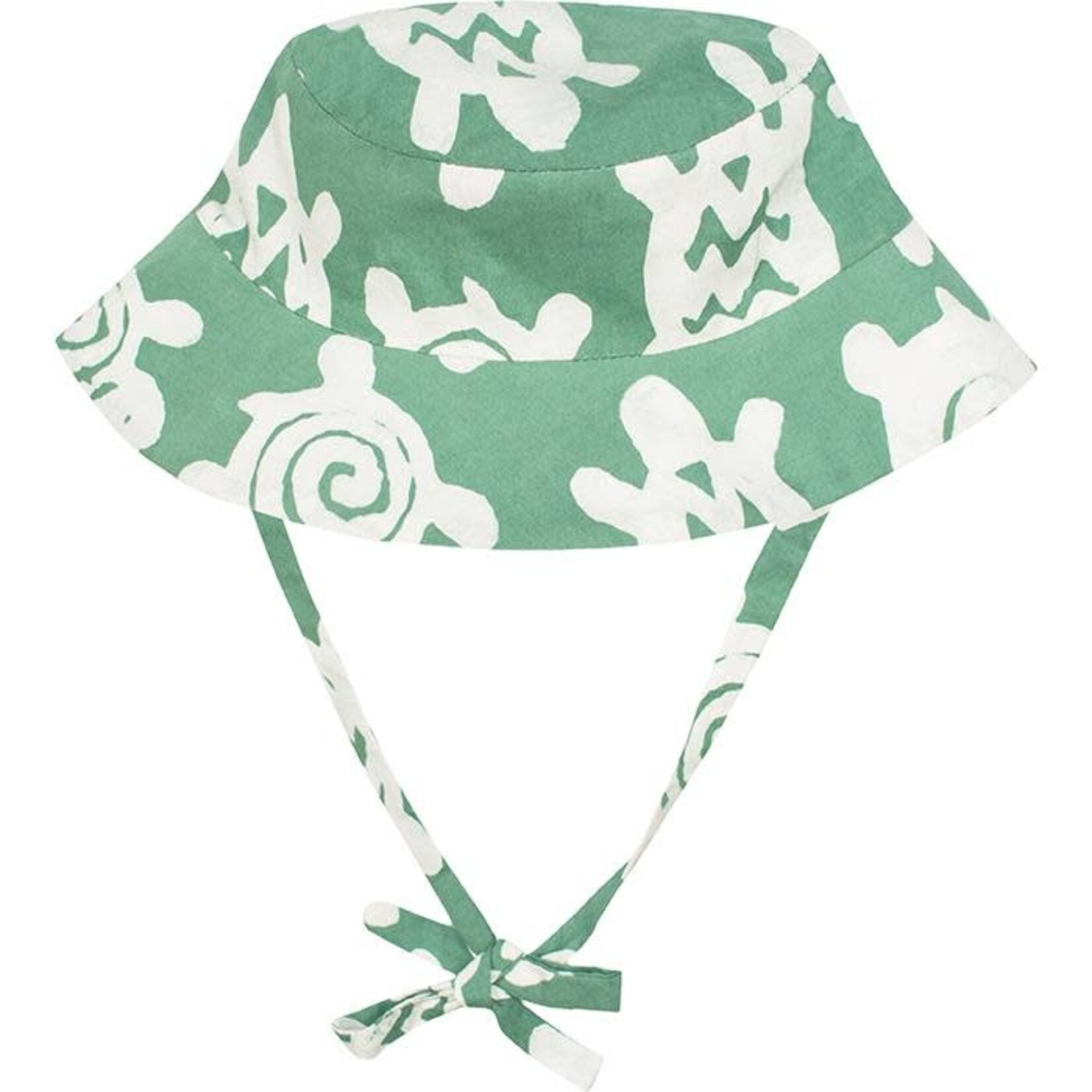Global Mamas Sun Hat Babies: Turtles- Sage-Organic