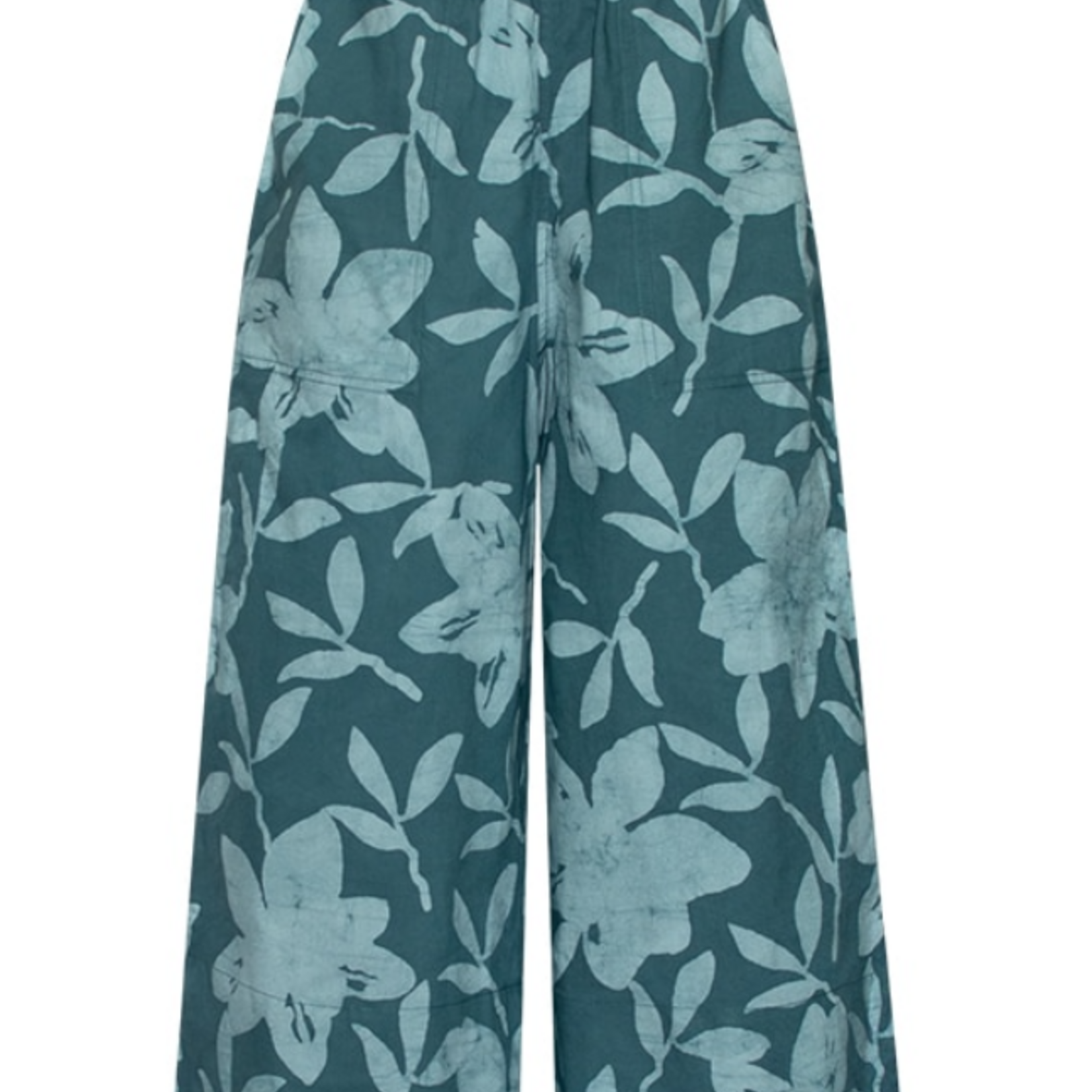 Global Mamas Trousers: Crop: Blossom-Shadow-Organic-S