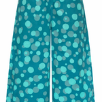 Global Mamas Trousers-Crop: Toffee-Teal-Organic-XL