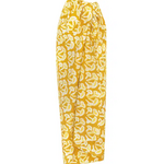 Global Mamas Sarong: Ginkgo-Gold-Organic