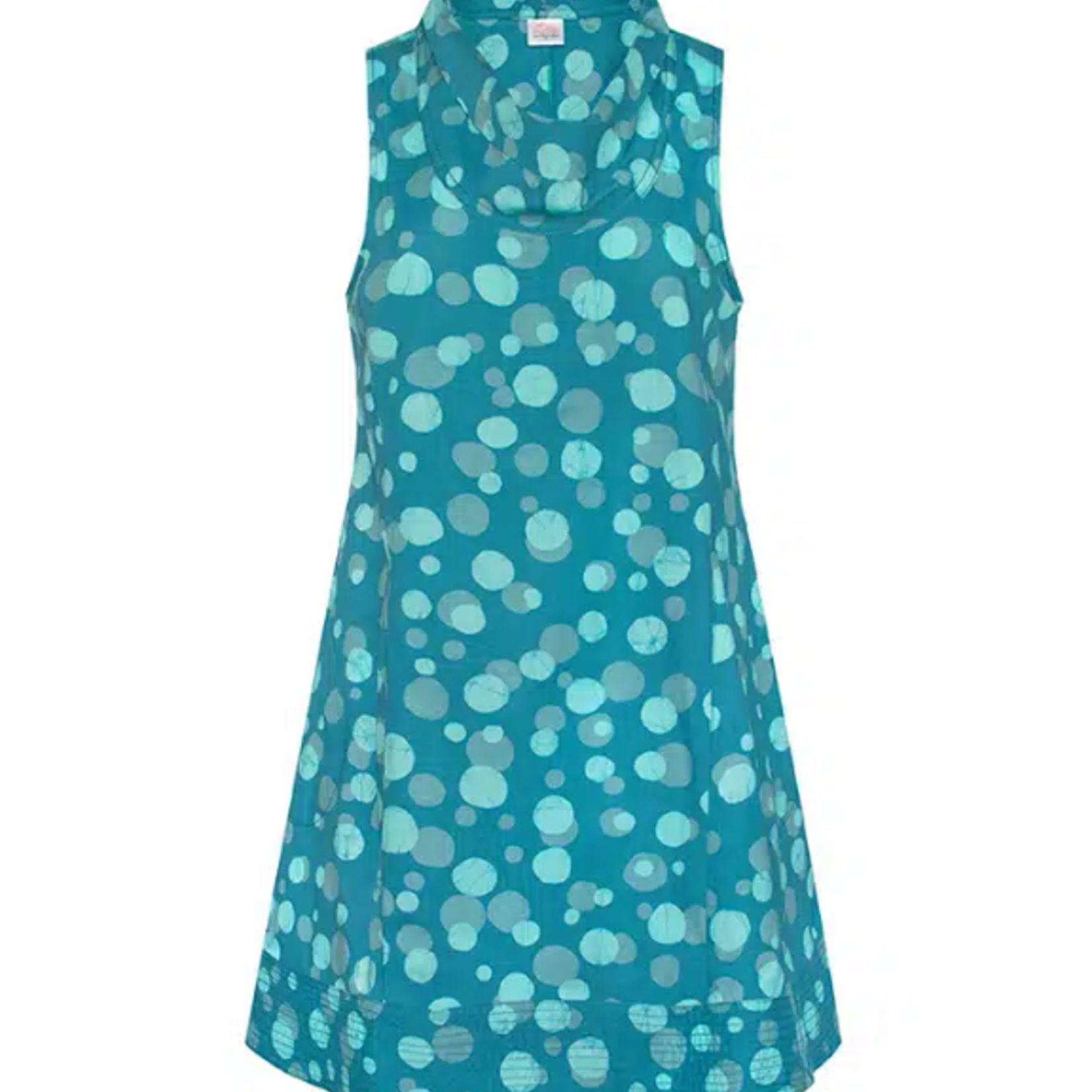 Global Mamas Eli Dress: Toffee-Teal-Organic-S