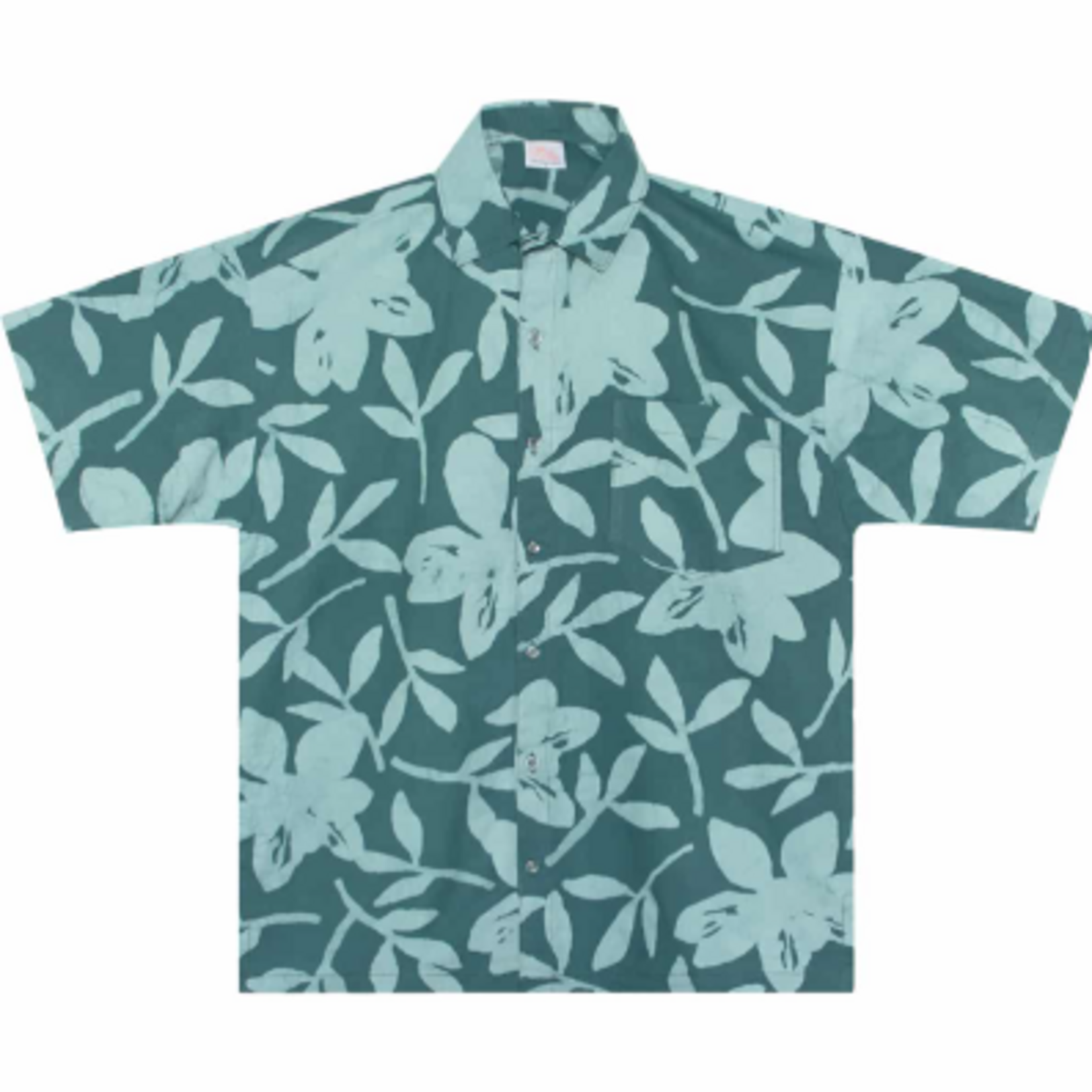 Global Mamas Button Down Shirt: Blossom-Shadow-Organic-L