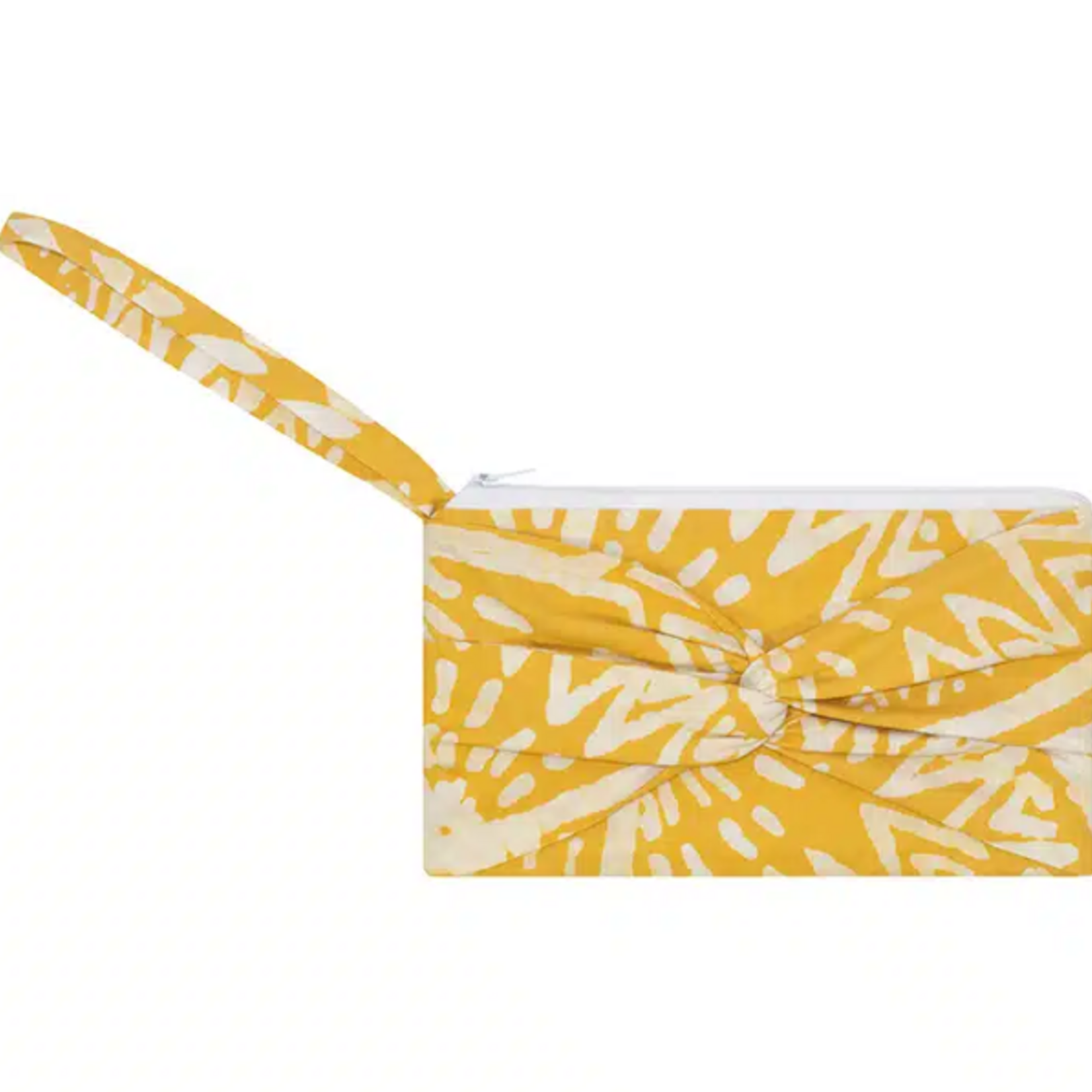 Global Mamas Twist Clutch: Radiance-Gold-Organic