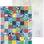 Global Mamas Batik Throw: Patchwork-Organic