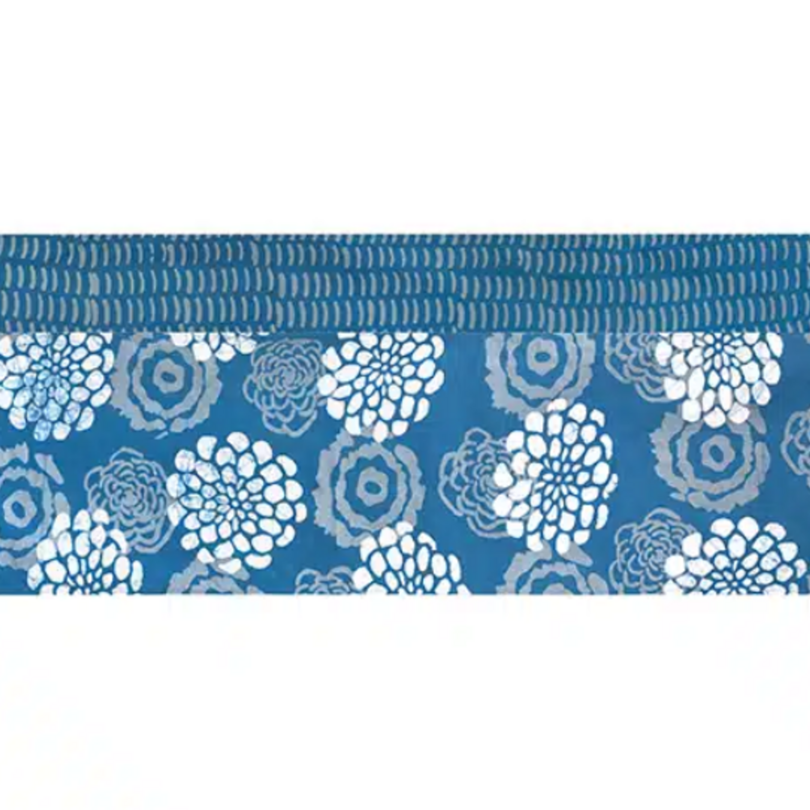 Global Mamas Table Runner-Long: Blooms-Indigo-Organic