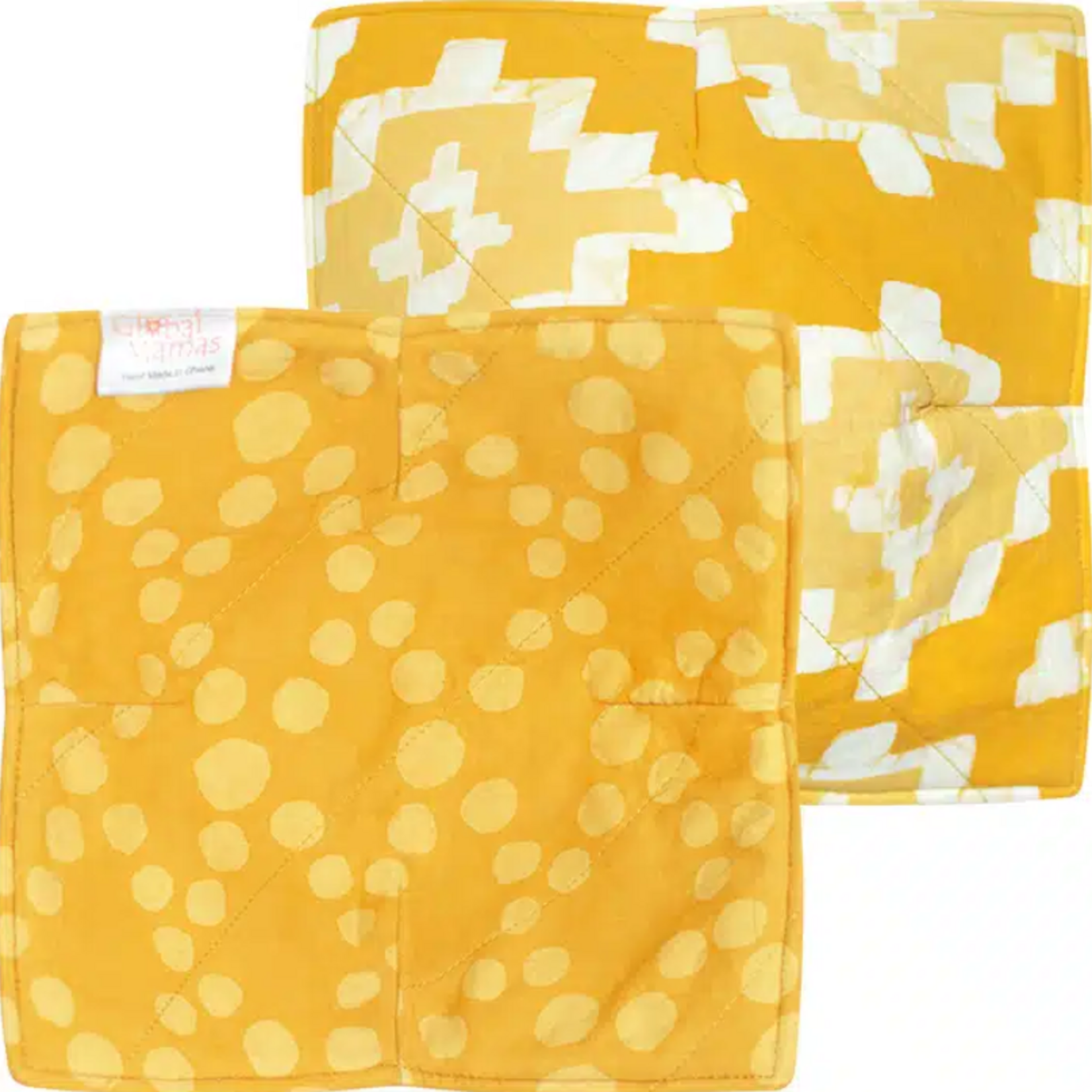 Global Mamas Bowl Cozy: Ikat-Gold-Organic