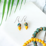 Global Mamas Carousel: Earrings-Mustard