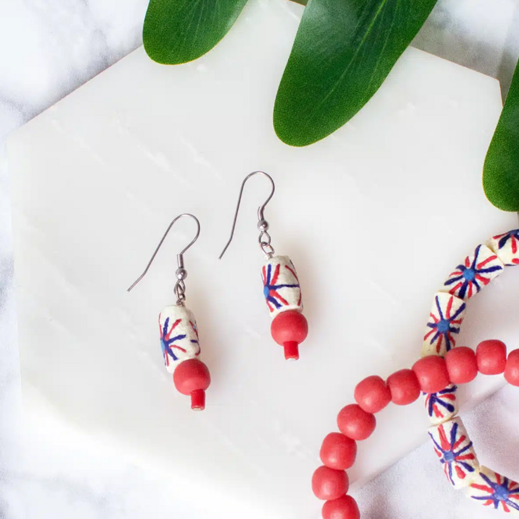 Global Mamas Carousel: Earrings-Poppy