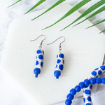 Global Mamas Carousel: Earrings-Blue