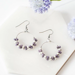 Global Mamas Drift: Earrings-Purple