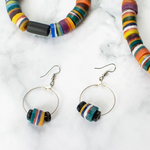 Global Mamas Rock Candy: Earrings-Rainbow