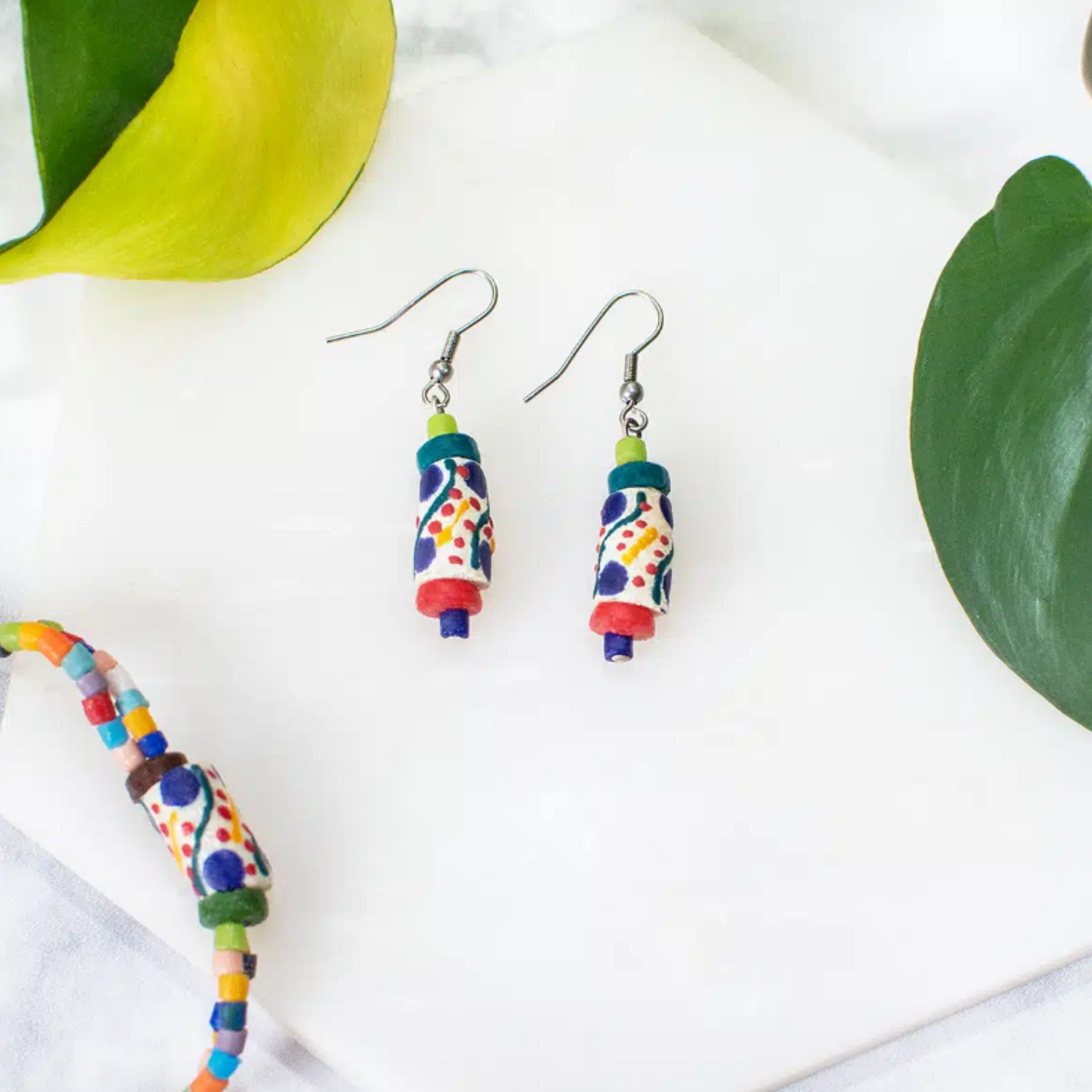 Global Mamas Festival: Earrings-Rainbow
