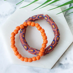 Global Mamas Carousel: Bracelet-Tangerine