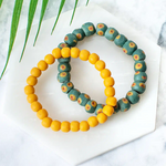 Global Mamas Carousel: Bracelet-Mustard