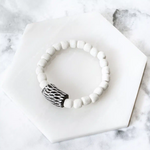 Global Mamas Harmony: Bracelet-White
