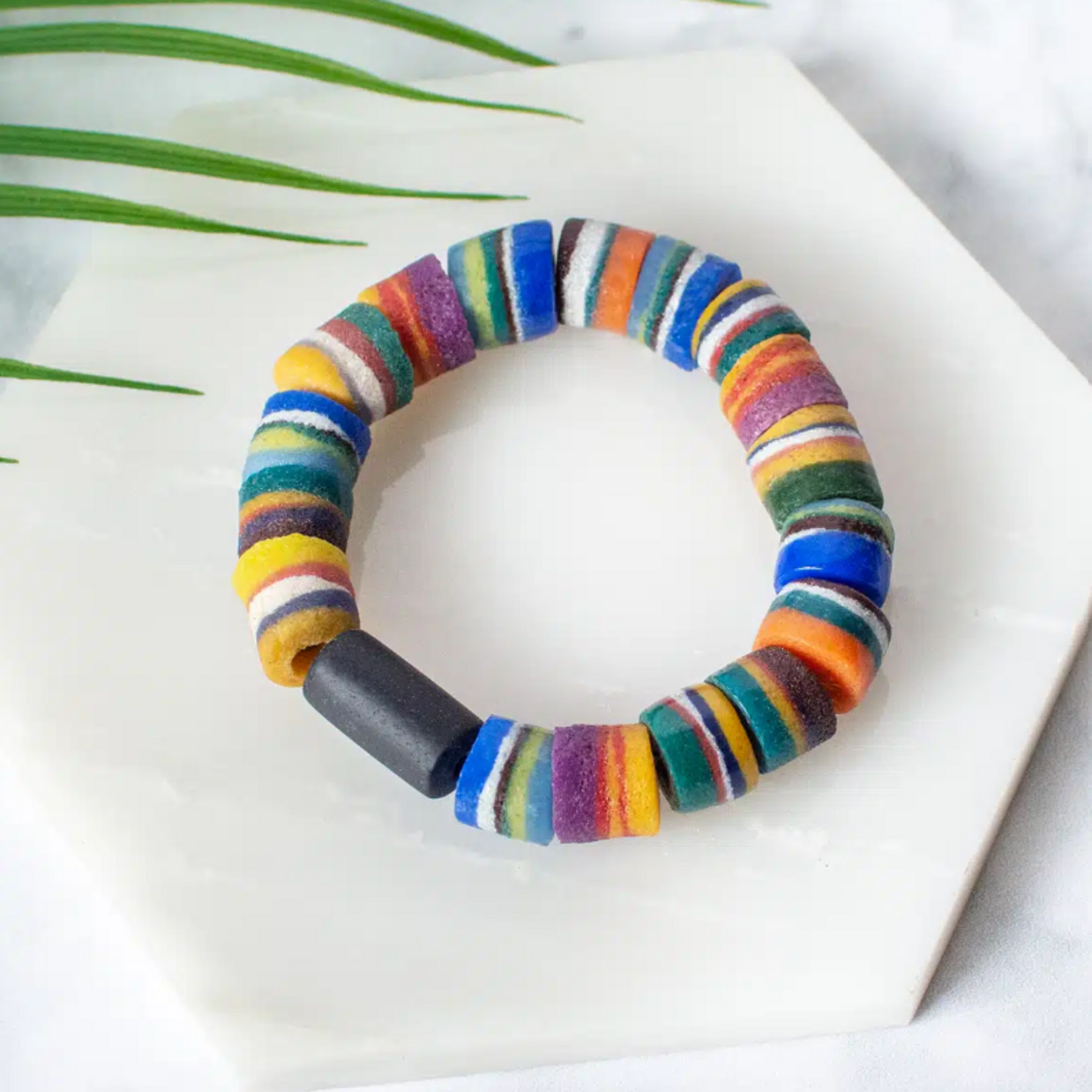 Global Mamas Rock Candy: Bracelet-Rainbow