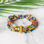 Global Mamas Glass Rainbows: Bracelet-Rainbow