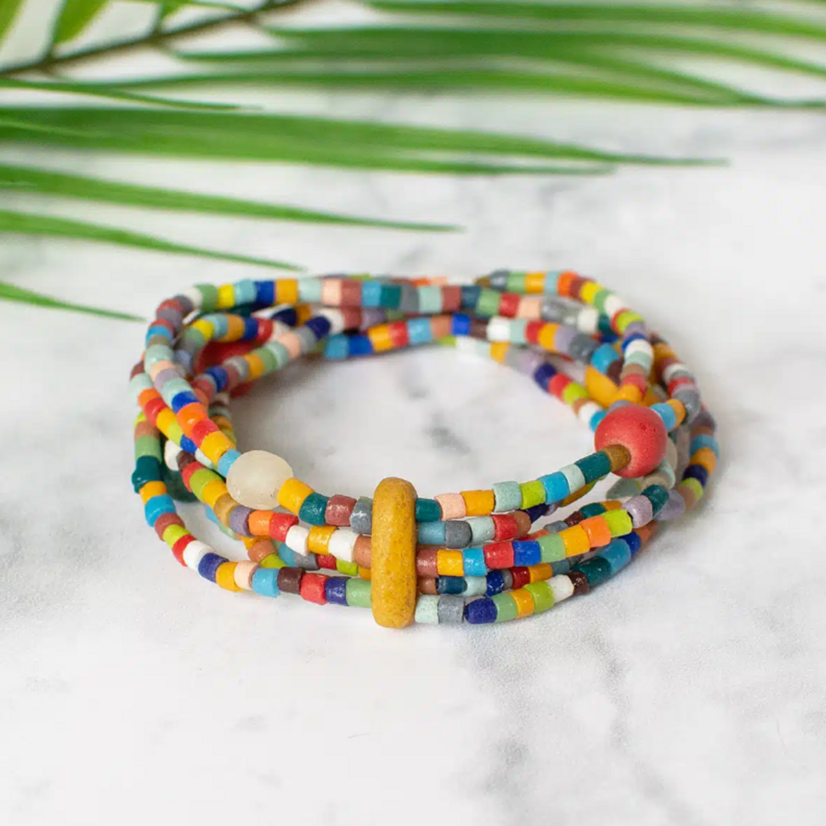 Global Mamas Glass Rainbows: Bracelet-Rainbow