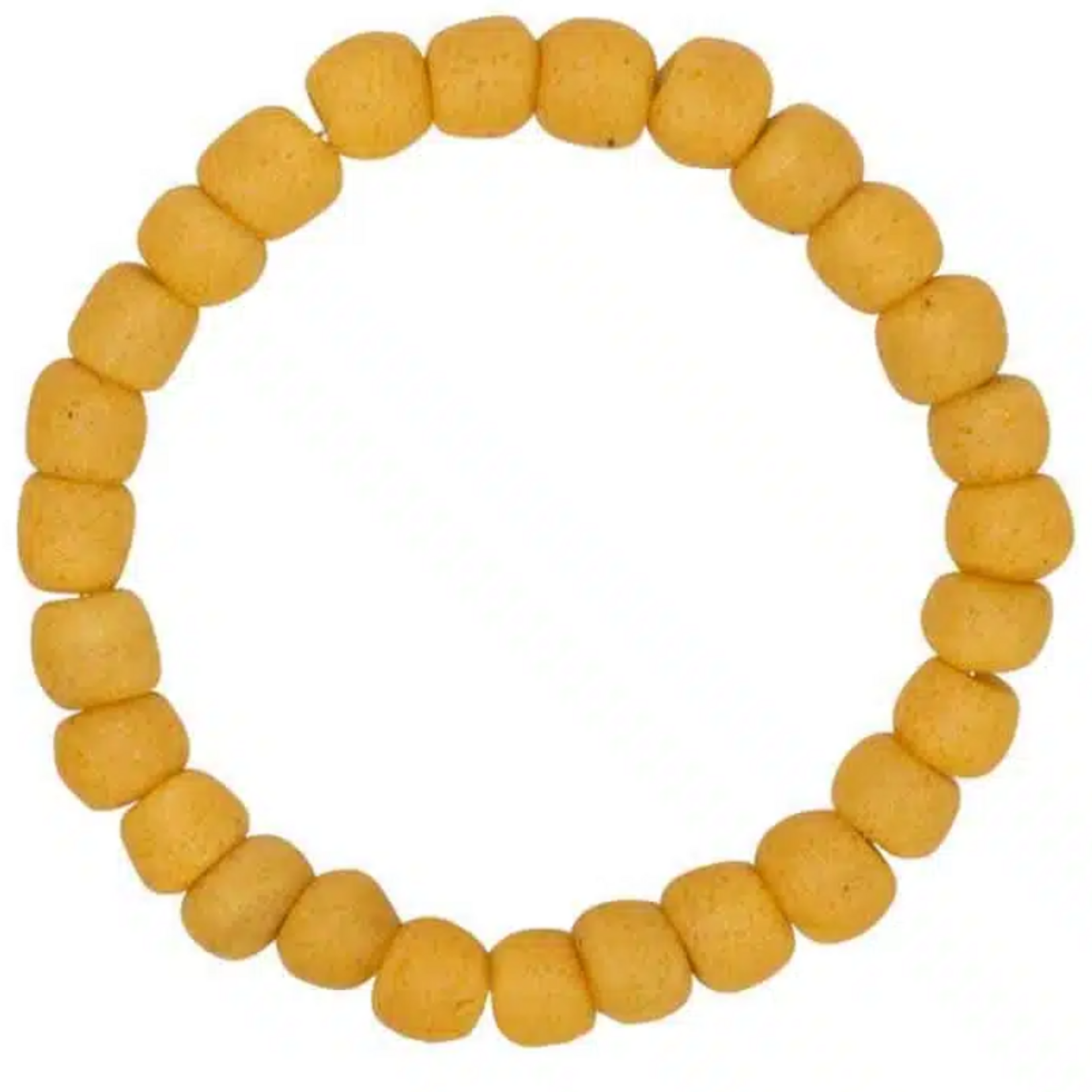 Global Mamas Pearls: Bracelet-Mustard