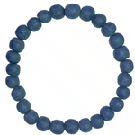 Global Mamas Pearls: Bracelet-Blue