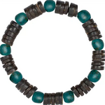 Global Mamas Coconut Origin: Bracelet-Teal